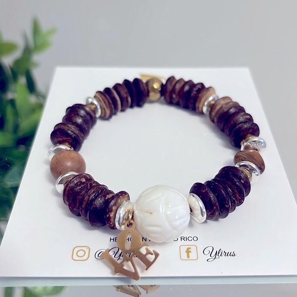 Boho style Bracelet ✨heart tiger eye stone ✨❤️ - Picture 3 of 9